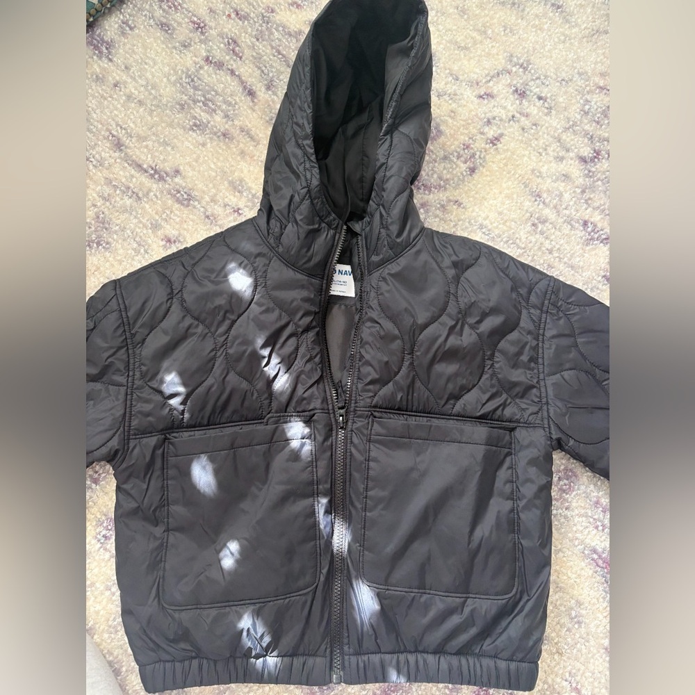Old Navy Kids Black Quilted Puffer Jacket